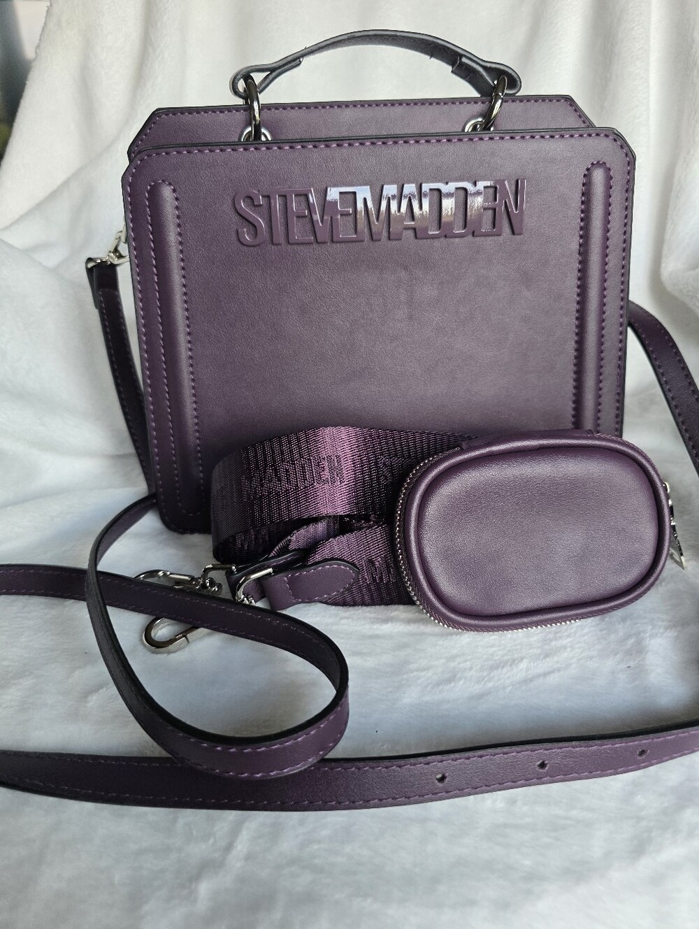 Steve Madden Bevelyn Convertible Top-Handle Crossbody Bag